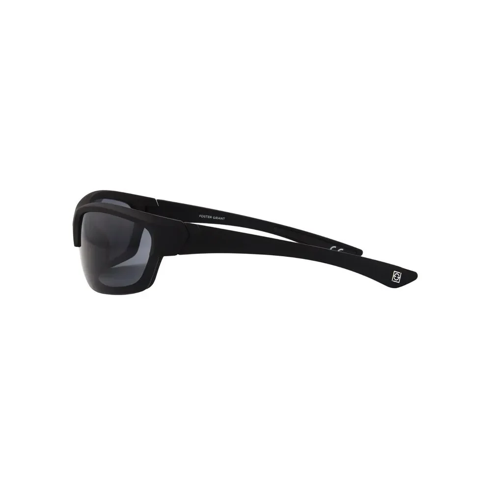 Foster Grant Black Driving Sunglasses – Enhanced Road Safety & Scratch Resistant